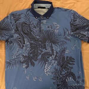 Greyson Enchanted Forest Polo Indigo M